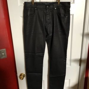 Zara Coated Denim